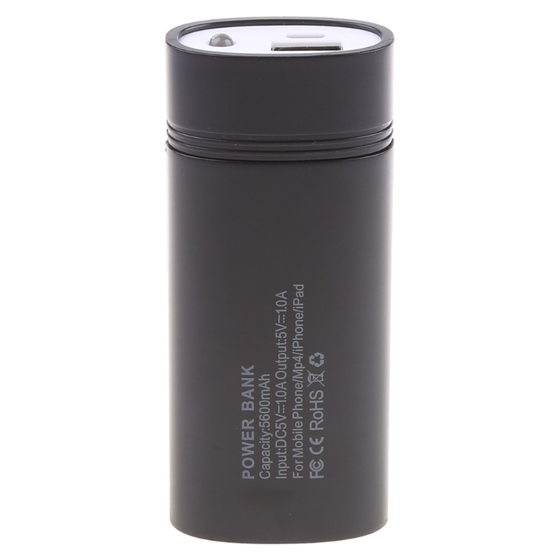 Vỏ pin sạc dự phòng 2 pin 18650 mini USB DIY