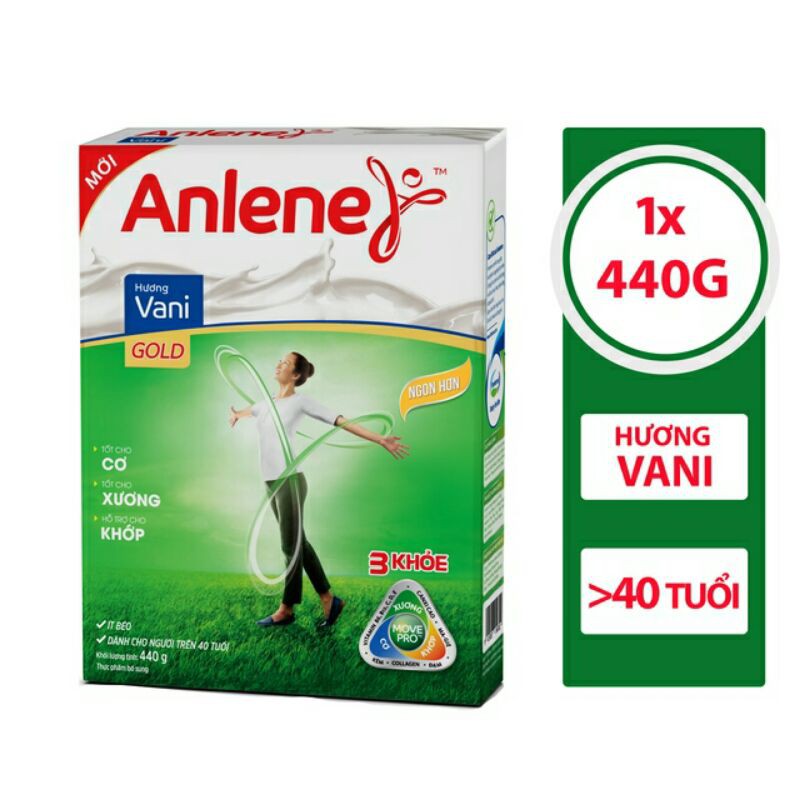 Sữa Bột Anlene Gold Dành Cho người từ 40 Tuổi trở lên