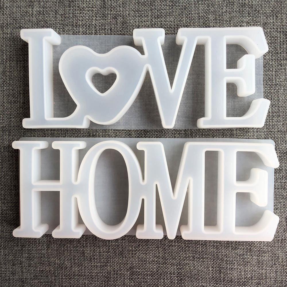 Khuôn Silicone Làm Chữ Handmade Trang Trí Nhà Độc Đáo