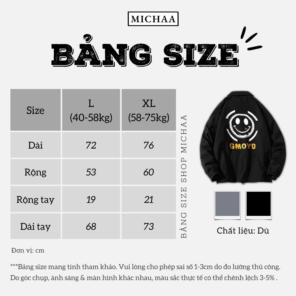Áo Khoác Bomber Dù GMOYD Nam Nữ Ulzzang Unisex Form Rộng Thể Thao Jacket MICHAA