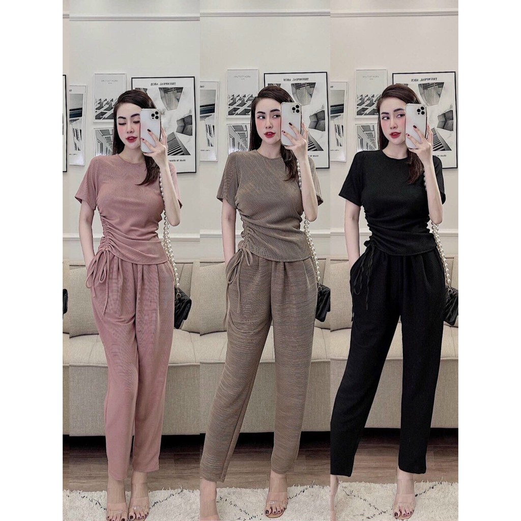 SET BỘ THUN GÂN TĂM FORM THỤNG ÁO RÚT DÂY