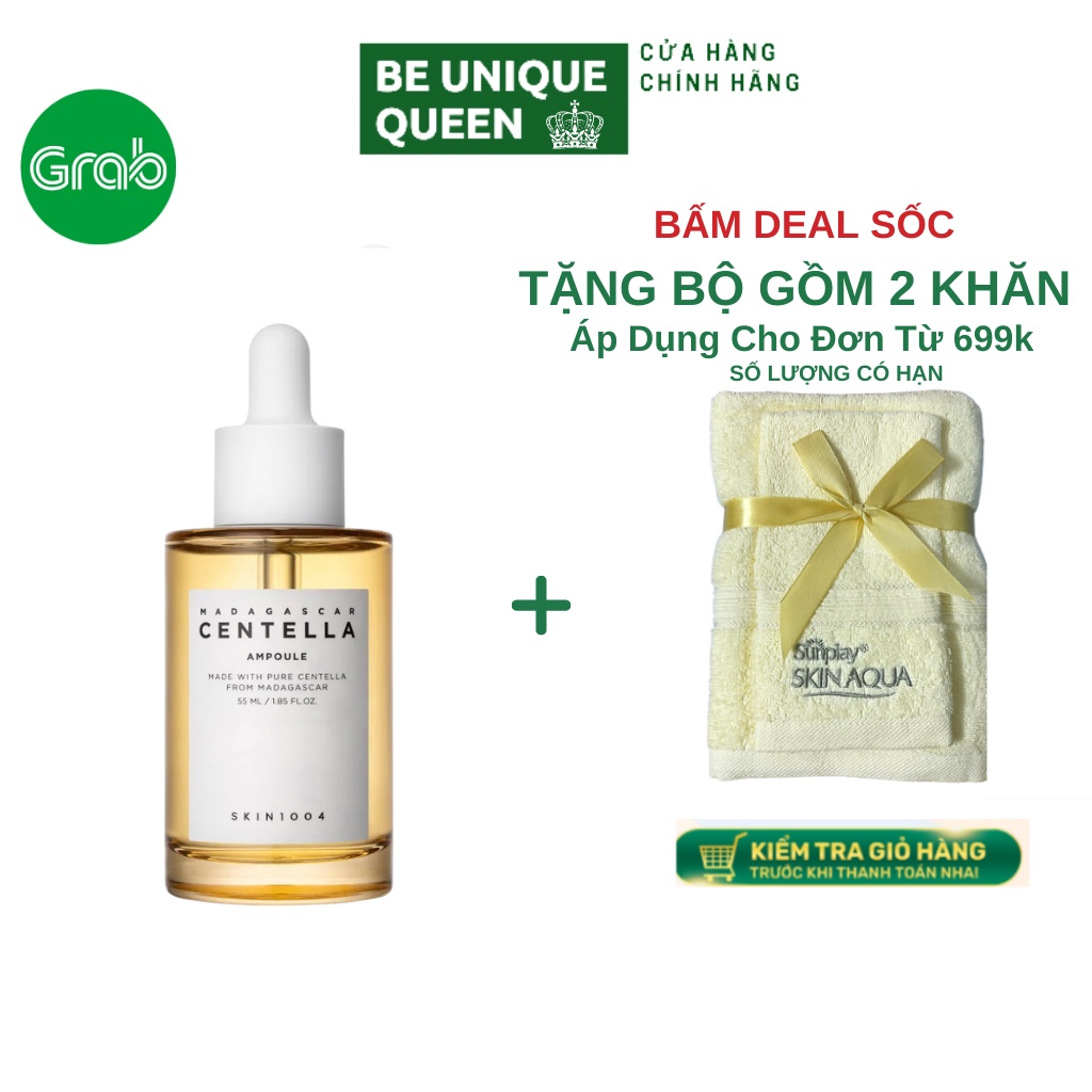 Tinh Chất Serum Rau Má Skin 1004 Madagascar Centella Asiatica Ampoule Serum phục hồi da nhạy cảm chính hãng 55ml /100ml