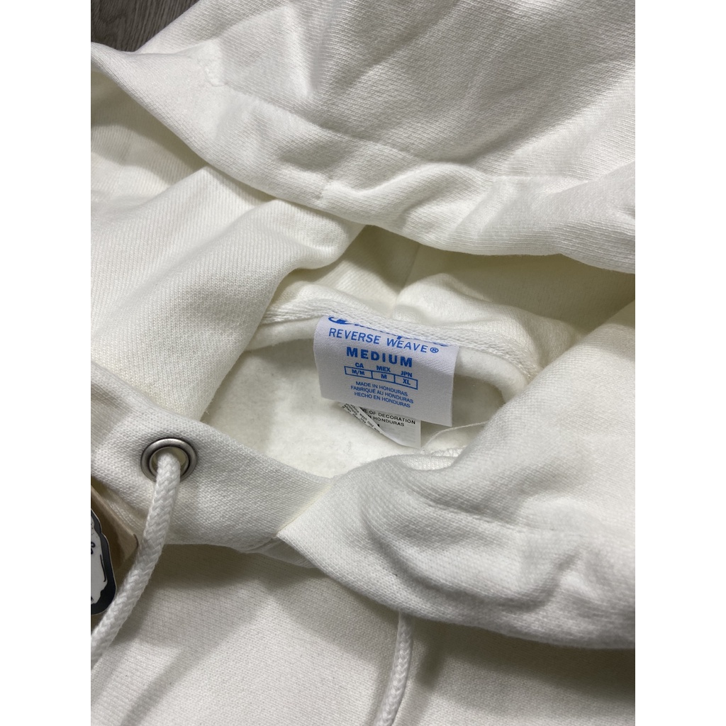 THE AMERICAN BOX Áo hoodie Champion ⚡ authentic ⚡ reverse weave màu trắng