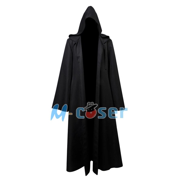 Bộ Đồ Hóa Trang Hiệp Sĩ Jedi Áo Choàng Đen Nâu Trong Phim Star Wars Ngày Halloween Dành Cho Nam Giới
