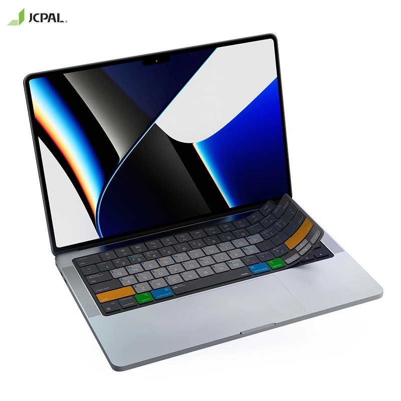 (Có Mac air 15in) Lót Phủ phím JCPAL VERSKIN Macbook Pro 14 inch m2 m1/ Mac Air M2 / Macbook Pro m1 16 inch