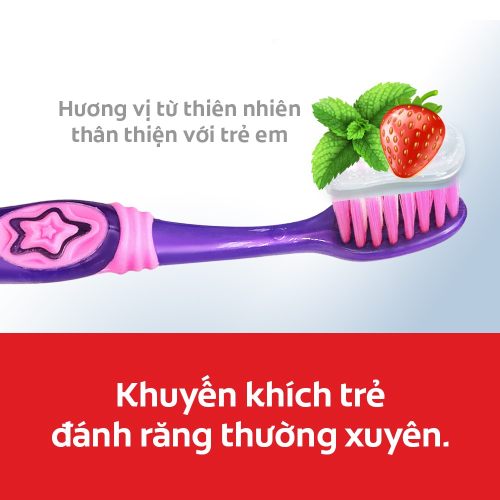 Bộ 2 Kem Đánh Răng Trẻ Em Colgate Kid Free From không chất nhân tạo cho bé từ 6-9 80g