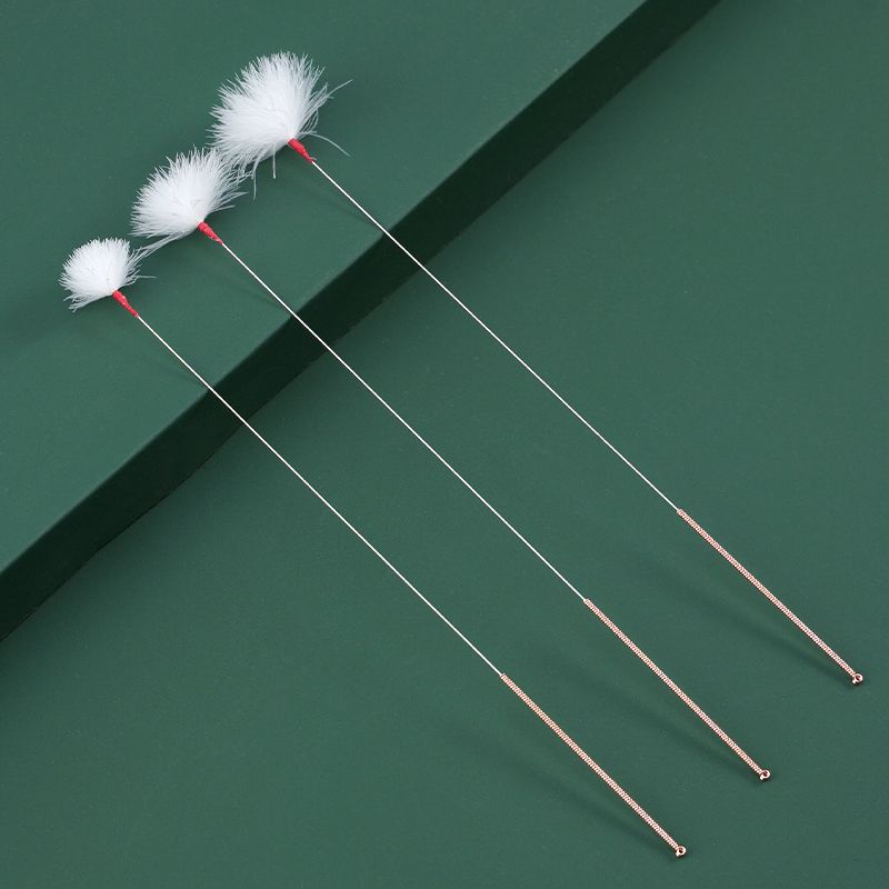Dụng Cụ Lấy Ráy Tai Lông Ngỗng Mềm Mại Màu Bạc Tự Nhiên Chống Trượt#10.3