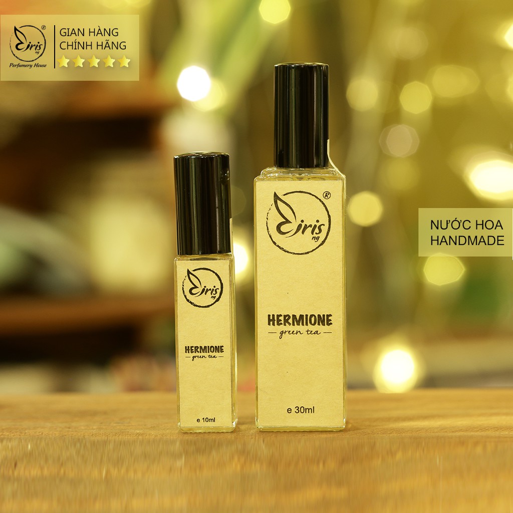 Nước hoa handmade thơm lâu mùi trà xanh ngọt nhẹ | IRIS PERFUME | HERMIONE - BST Green Tea