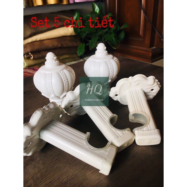 COMBO Thanh treo rèm + bộ phụ kiện