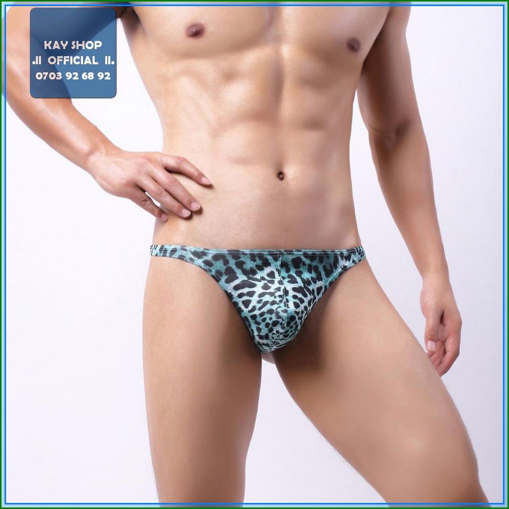 Quần lót lọt khe sexy nam da beo - Quần sịp nam độc đáo lạ quyến rũ