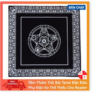Tấm Thảm Khăn Trải Bài Tarot Cực Đẹp 49x49 Cm Dùng Cho bài Tarot Oracle Lenormand