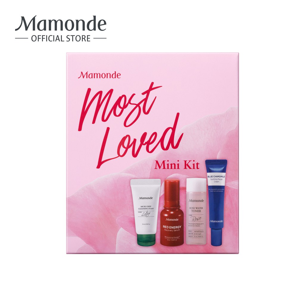 Bộ sản phẩm dưỡng da được yêu thích nhất Mamonde Most Loved Mini Kit