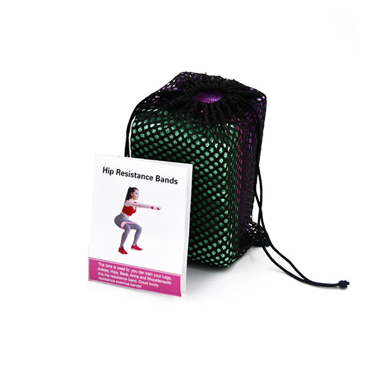 BỘ 3 DÂY VẢI ĐÀN HỒI TẬP MÔNG KÈM TÚI/HIP RESISTANCE BAND/DÂY KHÁNG LỰC/MINIBAND/CHÍNH