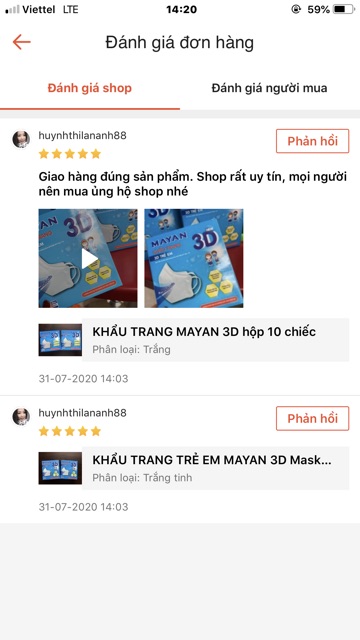 Khẩu trang Mayan 3D người lớn hộp 10 chiếc