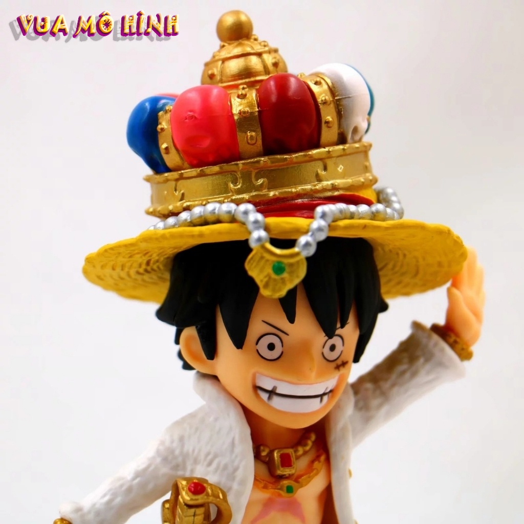 Mô hình One Piece - Figure One piece Vua Luffy phong cách chibi dễ thương cao 17cm full BOX