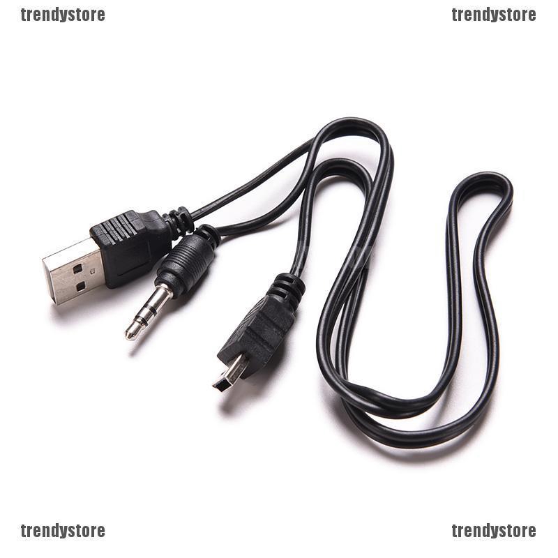 Cáp âm thanh chuyển chuẩn 3.5mm USB sang Mini USB cho loa MP3 / 4