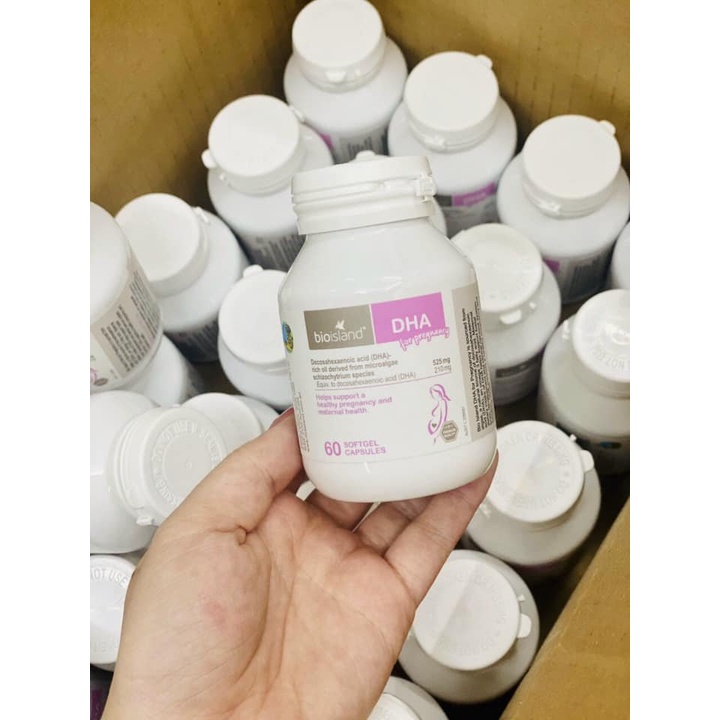 Viên uống DHA BẦU BIO ISLAND bổ sung DHA cho mẹ bầu & mẹ sau sinh