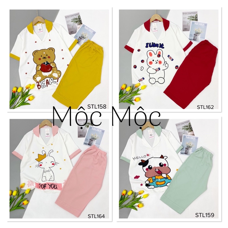 Set ngố cute lụa cao cấp Hình và Mẫu chụp là Ảnh Thật 100%