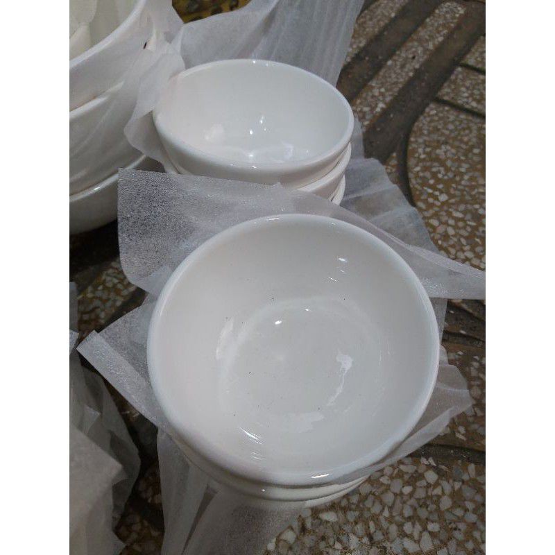 [Hộp 4 cái] Chén sứ Ăn Cơm cao cấp 11cm - Sáng bóng, sạch đẹp