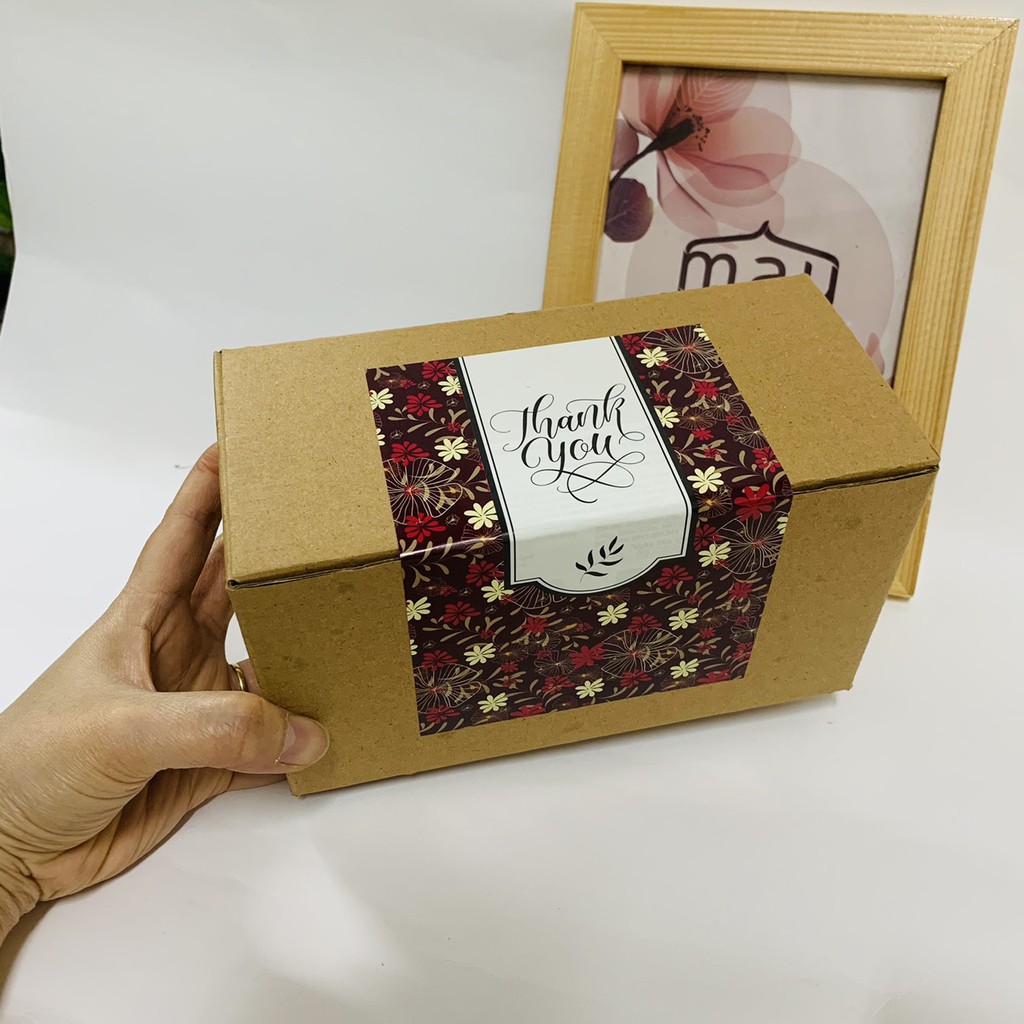 Nhãn decan 10*15cm set10 chiếc  trang trí hộp, túi quà sự kiện