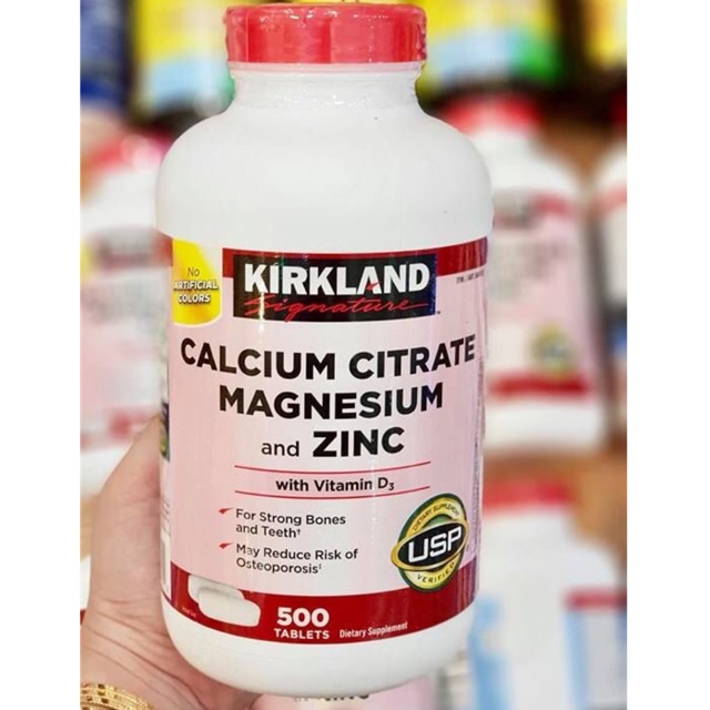 Viên uống hỗ trợ xương khớp CALCIUM CITRATE MAGNESIUM AND ZINC