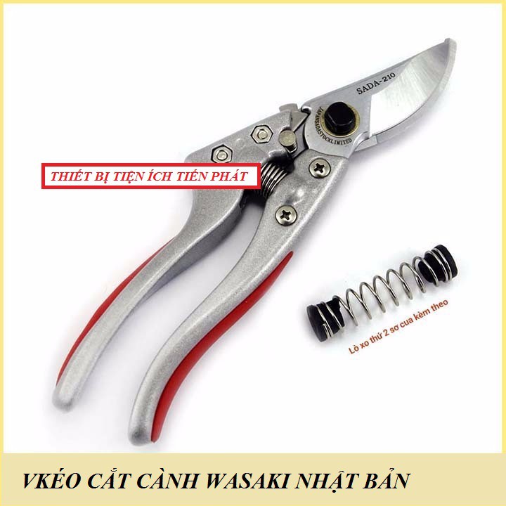 Kéo Cắt Cành WASAKI 210mm JAPAN (Chính Hãng)