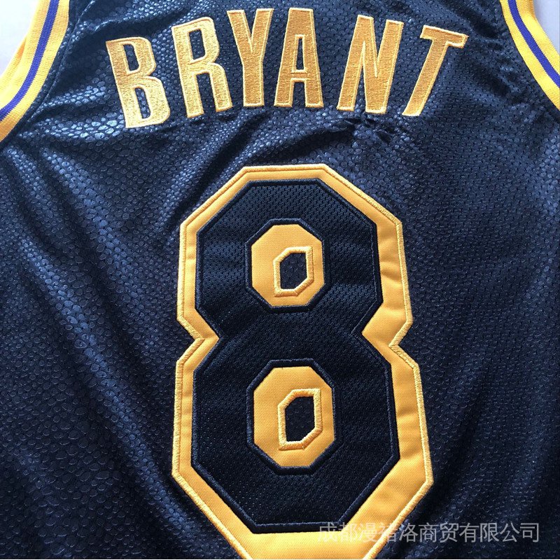 NBA Basketball Jersey Lakers 8 Kobe/Kobe Bryant Black Mamba Snake Pattern Full Embroidered Rtcz