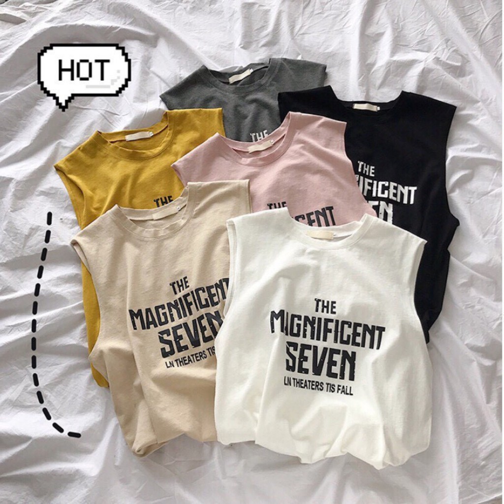 Áo Thun Ba Lỗ Unisex SEVEN Năng động, cá tính M091