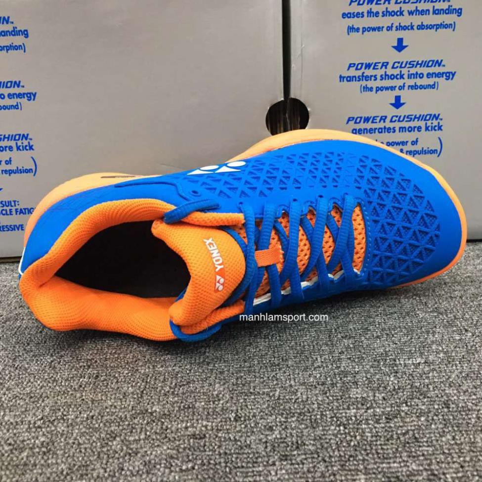 [Giày cao cấp] Giày cầu lông Yonex ECLIPSION X Xanh Cam bh1 năm
