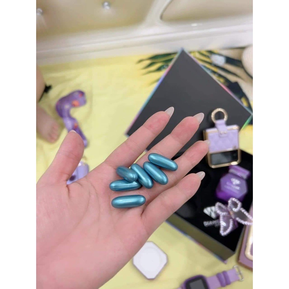 Viên Uống Trắng Sáng Da Diamond White, Siêu Dưỡng Chuyên Sâu, Trắng Gấp 3, Mờ Nám, Tàn Nhang, D