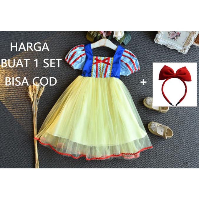 Đầm Hóa Trang Công Chúa Bạch Tuyết Dễ Thương Cho Bé
