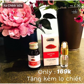 SAFFRON OIL 30 ml chính hãng nobrand - TINH DẦU NHỤY HOA NGHỆ TÂY