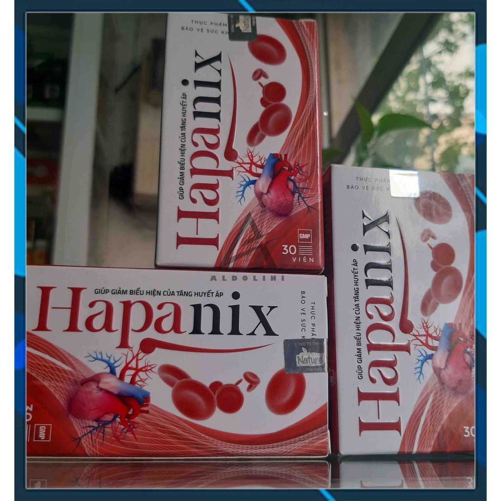 VIÊN UỐNG HAPANIX - Hỗ Trợ ổn Định Huyết Áp Giảm Nguy Cơ Đột Quỵ Thành Phần Tự Nhiên An Toàn - CHÍNH HÃNG HỘP 30 VIÊN | BigBuy360 - bigbuy360.vn