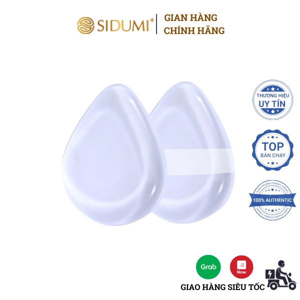 Bông trang điểm Silicon đa năng có tay cầm cao cấp Sidumi