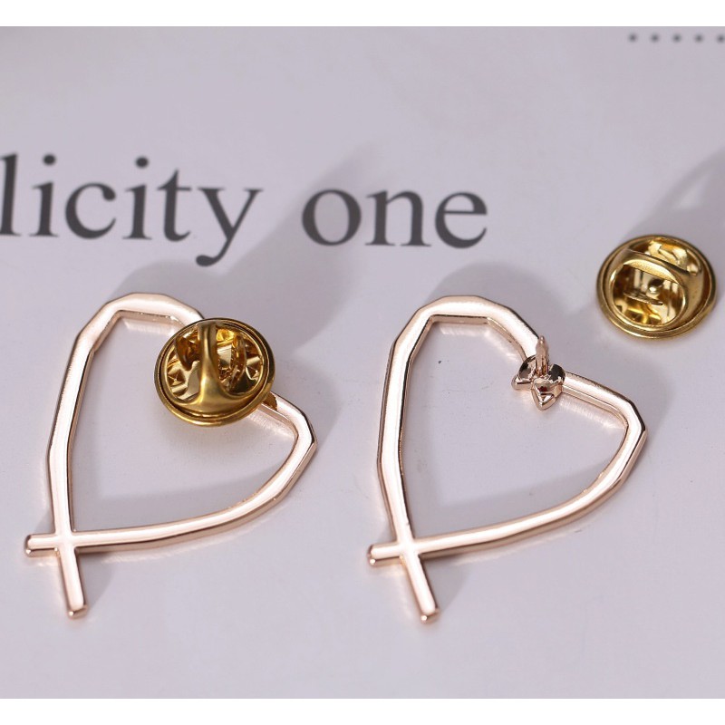 Cài áo Vest Nam thời trang hình trái tim GH-189, Lapel Pin cài áo vest Nam {Phụ kiện vest Nam - AdamZone}