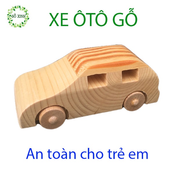 Xe đồ chơi gỗ hàng xuất khẩu an toàn cho bé Xe hơi, ô tô