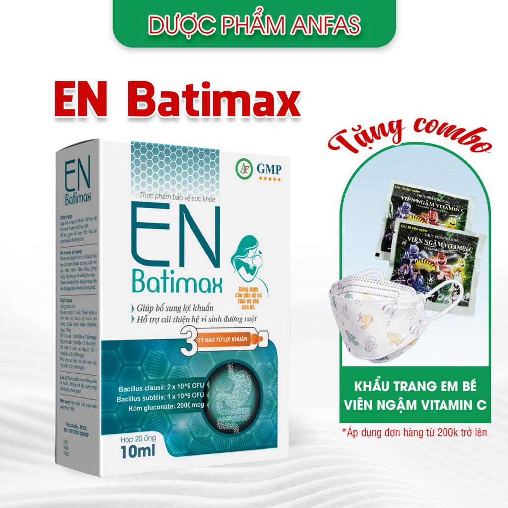 Men vi sinh cho bé và người lớn, En Batimax Anfas , cải thiện tiêu hóa, tăng hấp thu