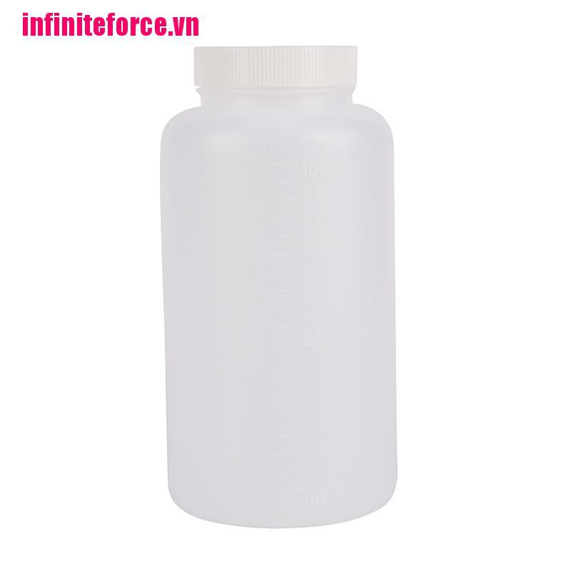 1 Chai Nhựa Trong Suốt Hình Trụ Dung Tích 1000ml