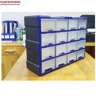 Tủ đựng linh kiện 16 ngăn a053 tactix 52 x 37.5 x 16 cm