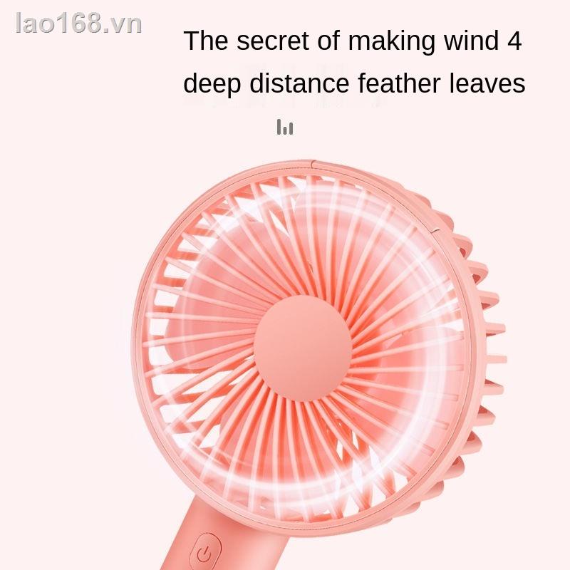 recommended by the store manager▥Mini net celebrity USB ultra-quiet small fan can be charged and portable Long-lasting battery life of the student dormitory fan