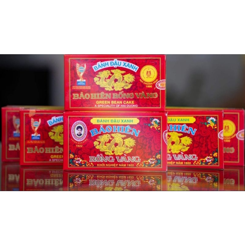 BÁNH ĐẬU XANH BẢO HIÊN RỒNG VÀNG 330g
