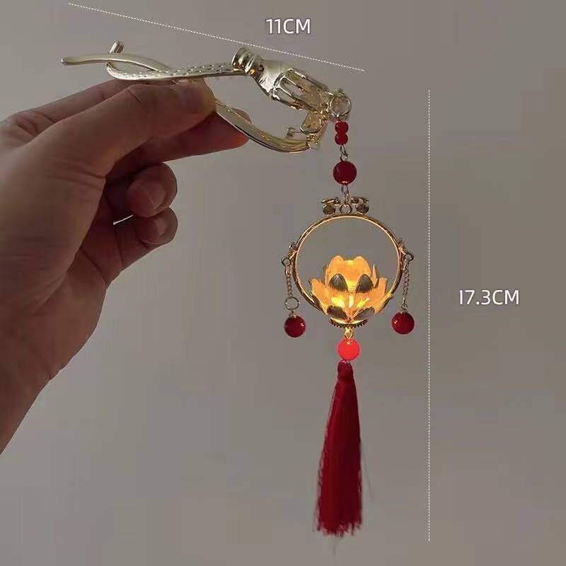 Trâm Cài Tóc Hình Hoa Sen Phát Sáng Phong Cách Trung Hoa Cổ Điển Thời Trang