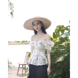 Maya Top - Áo thiết kế buộc cổ voan lụa