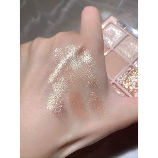 Phấn mắt dikalu 9 ô tone nude