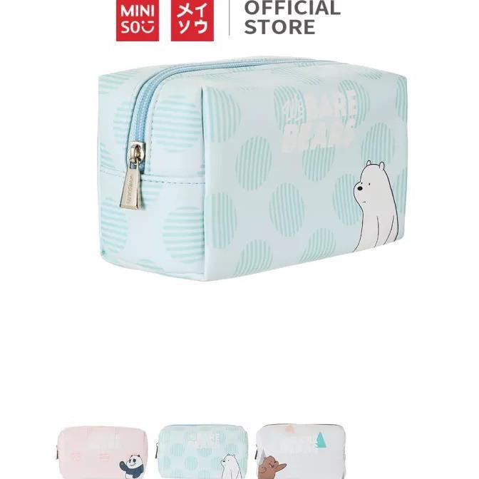 Túi Đựng Mỹ Phẩm Miniso Hình Gấu Đáng Yêu