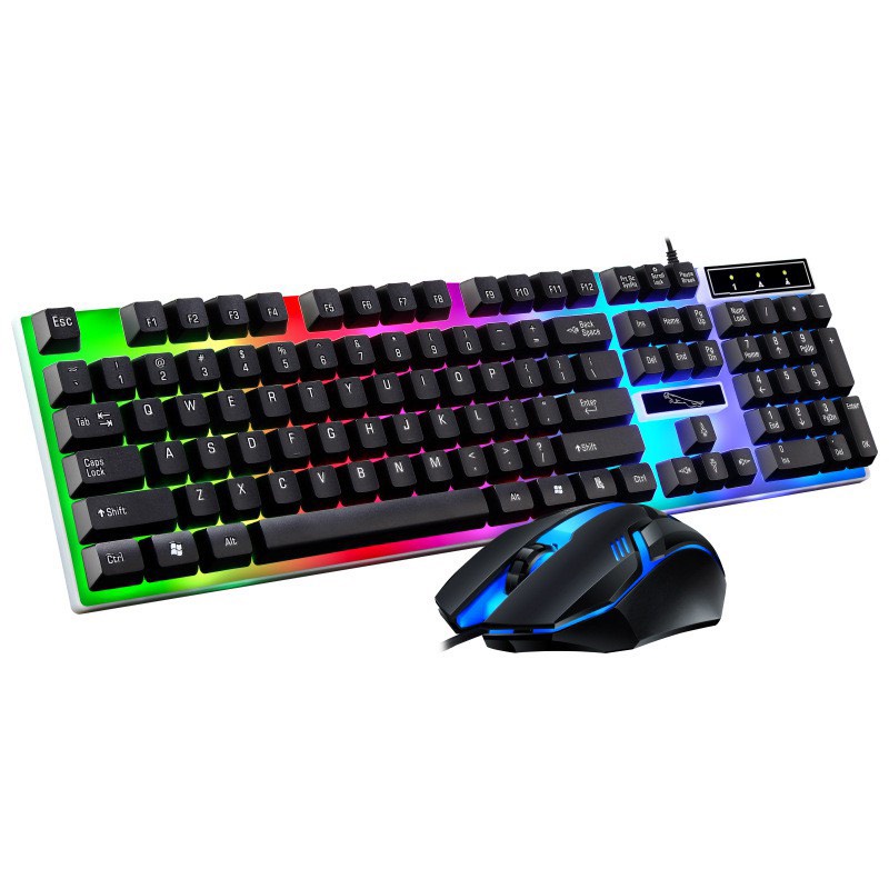 COMBO BÀN PHÍM + CHUỘT G21B Gaming Giả Cơ - Led 7 Màu - Bảo hành 6 tháng | BigBuy360 - bigbuy360.vn