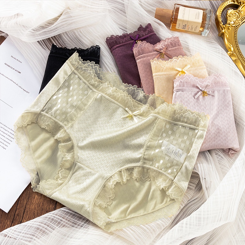 Bộ 4 Quần Lót Ren Quyến Rũ Dành Cho Nữ MM2425