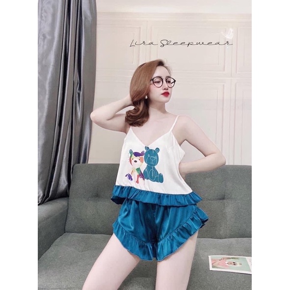 Đồ bộ mặc nhà 2 dây bigsize