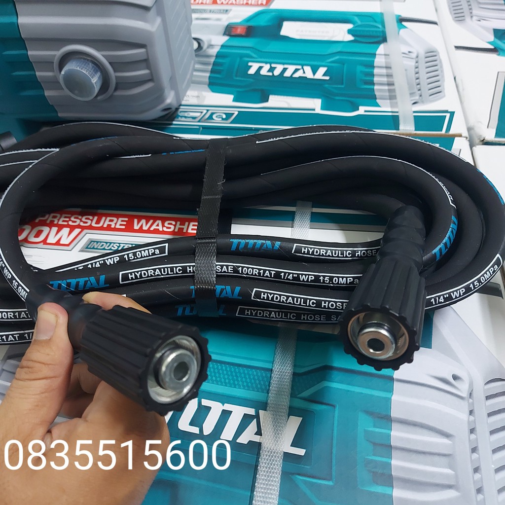 MÁY RỬA XE TOTAL TGT11236 CHÍNH HÃNG 1500W  TẶNG BÌNH BỌT TUYẾT  TOTAL INGCO 1500W