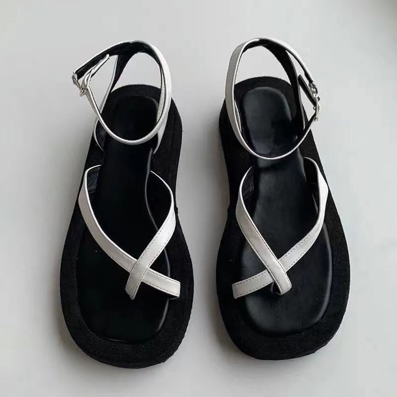 Giày Sandal Nữ Ulzzang đế cao 3 phân đẹp phong cách Vintage [ Video shop Tự quay ]